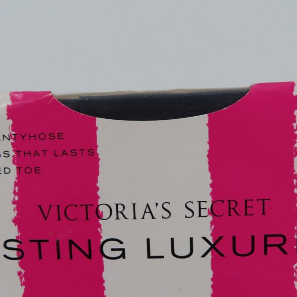 Victorias Secret Medium Charcoal Lasting Luxuries Control Top Pantyhose Sheer - Picture 3 of 12